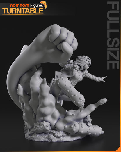 Psychokinetic Girl | Resin Garage Kit Figure Anime Manga Fan Art | Nomnom Figures