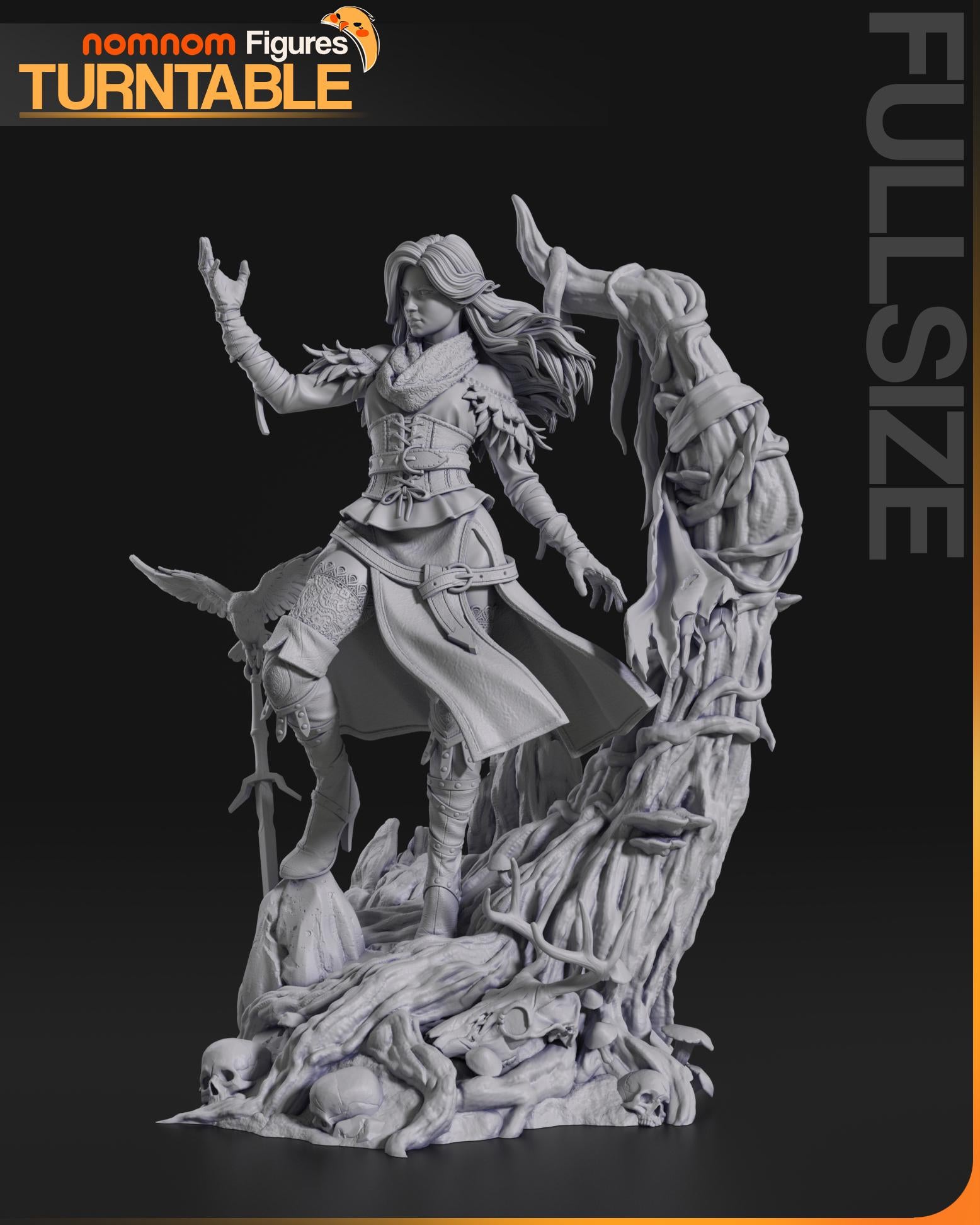 Lady of Vengerberg | Resin Garage Kit Figure Game Book Fan Art | Nomnom Figures