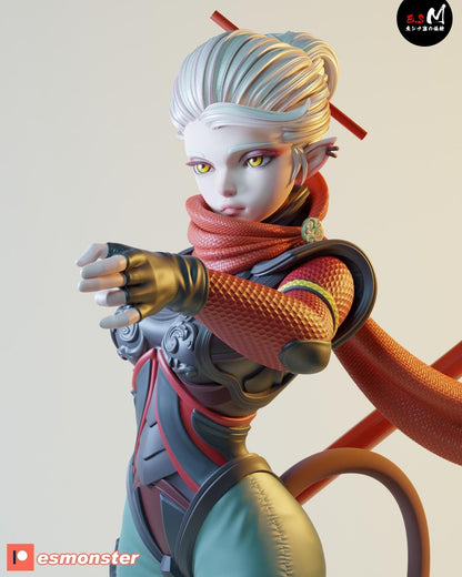 Feminine Monkey King | Resin Garage Kit Sculpture Anime Video Game Fan Art Statue | E.S Monster