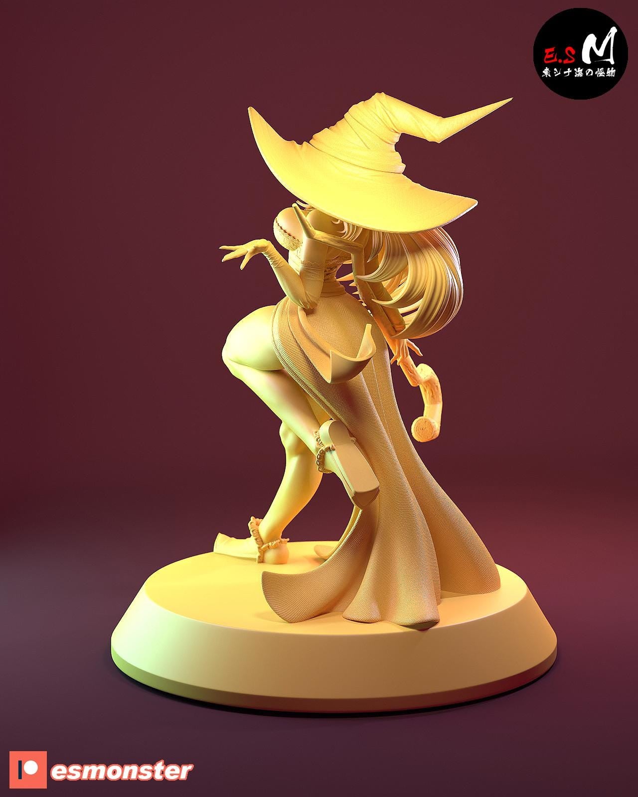 Pretty Sorceress | Resin Garage Kit Sculpture Anime Video Game Fan Art Statue | E.S Monster