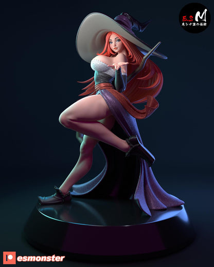 Pretty Sorceress | Resin Garage Kit Sculpture Anime Video Game Fan Art Statue | E.S Monster