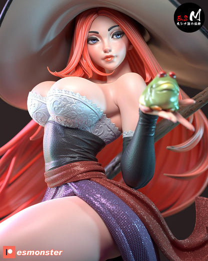 Pretty Sorceress | Resin Garage Kit Sculpture Anime Video Game Fan Art Statue | E.S Monster