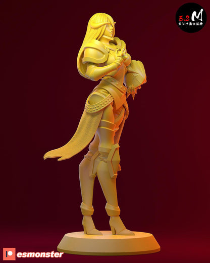 Armored Overseer | Resin Garage Kit Sculpture Anime Video Game Fan Art Statue | E.S Monster