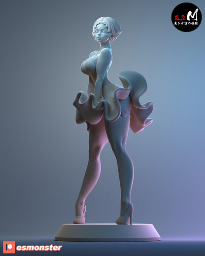 Betty Boop | Resin Garage Kit Sculpture Anime Video Game Fan Art Statue | E.S Monster