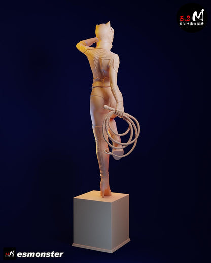 Coquettish Cat Burglar | Resin Garage Kit Sculpture Anime Video Game Fan Art Statue | E.S Monster