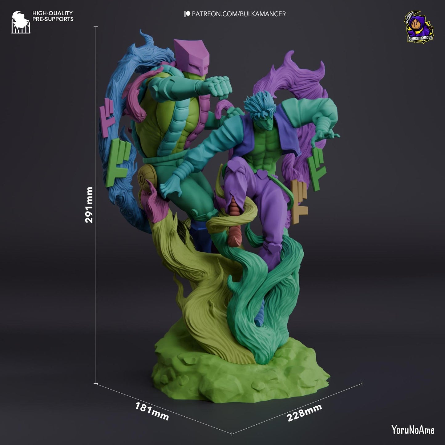 Bizarre Duo | Resin Garage Kit Sculpture Anime Video Game Fan Art Statue | Bulkamancer Sculpts