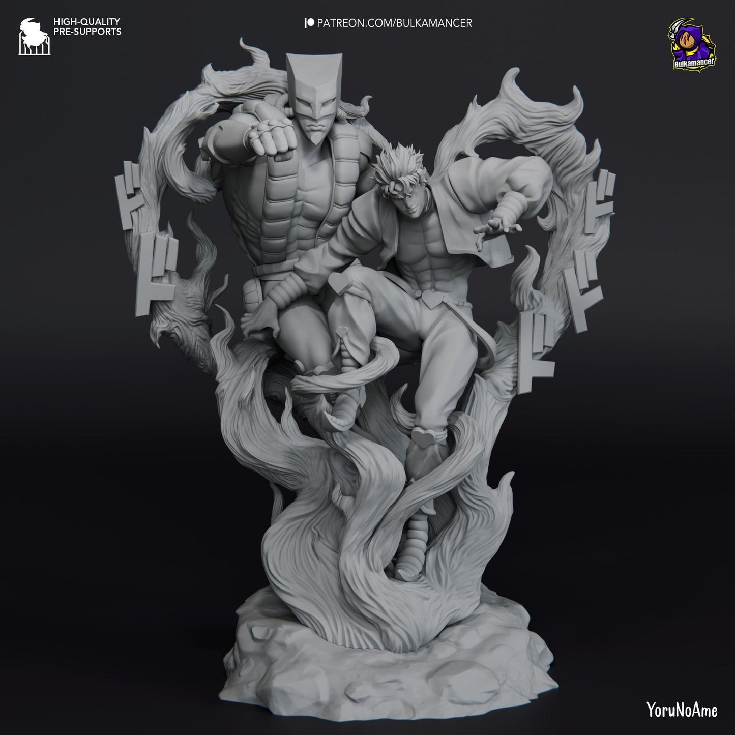 Bizarre Duo | Resin Garage Kit Sculpture Anime Video Game Fan Art Statue | Bulkamancer Sculpts