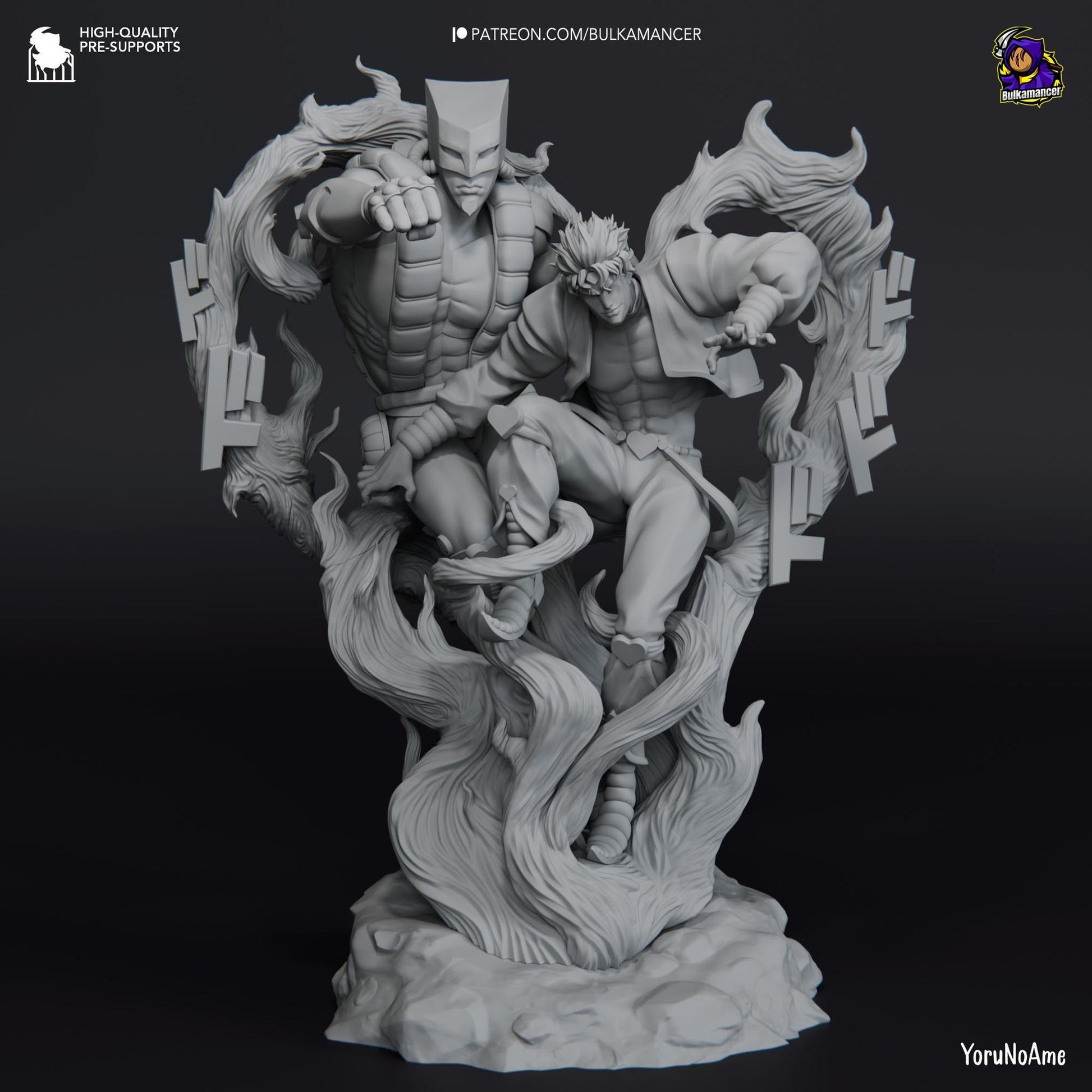 Bizarre Duo | Resin Garage Kit Sculpture Anime Video Game Fan Art Statue | Bulkamancer Sculpts