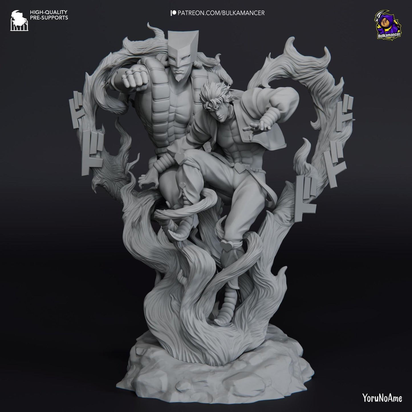 Bizarre Duo | Resin Garage Kit Sculpture Anime Video Game Fan Art Statue | Bulkamancer Sculpts