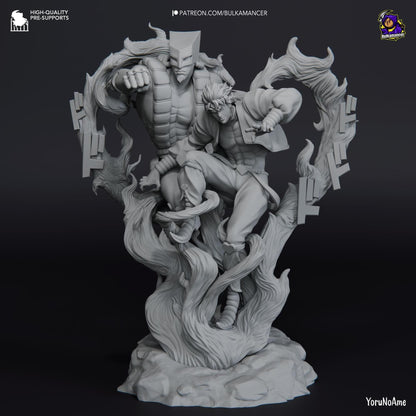 Bizarre Duo | Resin Garage Kit Sculpture Anime Video Game Fan Art Statue | Bulkamancer Sculpts