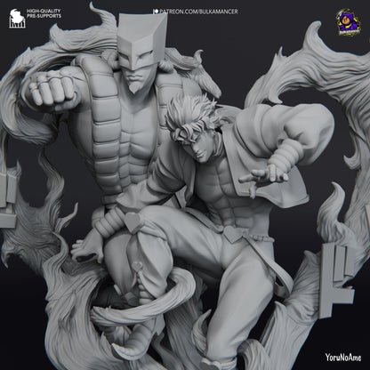 Bizarre Duo | Resin Garage Kit Sculpture Anime Video Game Fan Art Statue | Bulkamancer Sculpts