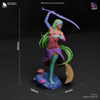 Blade Dancer | Resin Garage Kit Sculpture Anime Video Game Fan Art Statue | Bulkamancer Sculpts