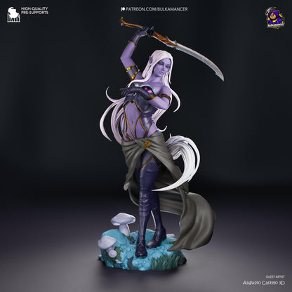Blade Dancer | Resin Garage Kit Sculpture Anime Video Game Fan Art Statue | Bulkamancer Sculpts