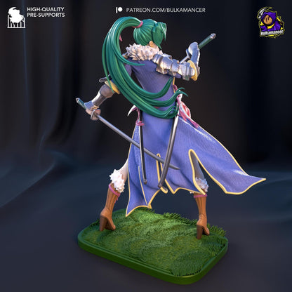 Blademaster of the Plains | Resin Garage Kit Sculpture Anime Video Game Fan Art Statue | Bulkamancer Sculpts