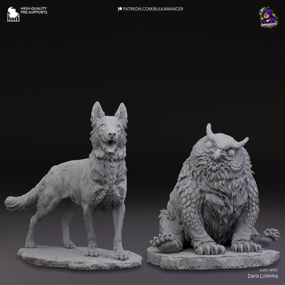 Couple of Camp Pets | Resin Garage Kit Sculpture Anime Video Game Fan Art Statue | Bulkamancer Sculpts