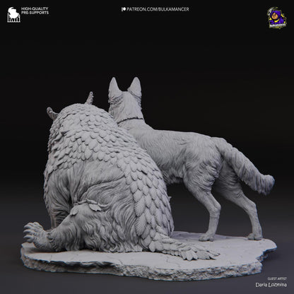 Couple of Camp Pets | Resin Garage Kit Sculpture Anime Video Game Fan Art Statue | Bulkamancer Sculpts