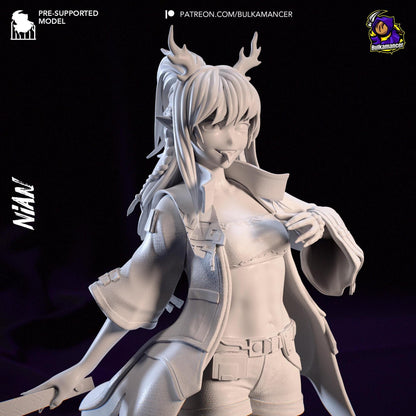 Carefree Blacksmith | Resin Garage Kit Sculpture Anime Video Game Fan Art Statue | Bulkamancer Sculpts