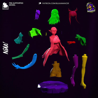 Carefree Blacksmith | Resin Garage Kit Sculpture Anime Video Game Fan Art Statue | Bulkamancer Sculpts