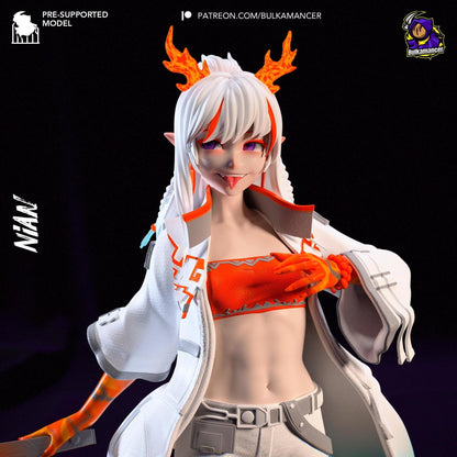 Carefree Blacksmith | Resin Garage Kit Sculpture Anime Video Game Fan Art Statue | Bulkamancer Sculpts