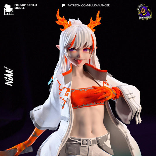 Carefree Blacksmith | Resin Garage Kit Sculpture Anime Video Game Fan Art Statue | Bulkamancer Sculpts