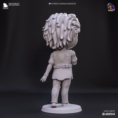 Chibi Vampire Rogue | Resin Garage Kit Sculpture Anime Video Game Fan Art Statue | Bulkamancer Sculpts