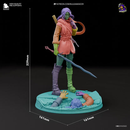 Child of Destiny | Resin Garage Kit Sculpture Anime Video Game Fan Art Statue | Bulkamancer Sculpts