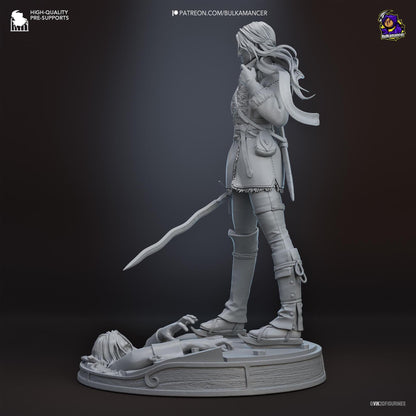 Child of Destiny | Resin Garage Kit Sculpture Anime Video Game Fan Art Statue | Bulkamancer Sculpts