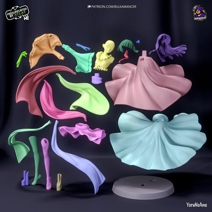 Dancing Healer | Resin Garage Kit Sculpture Anime Video Game Fan Art Statue | Bulkamancer Sculpts