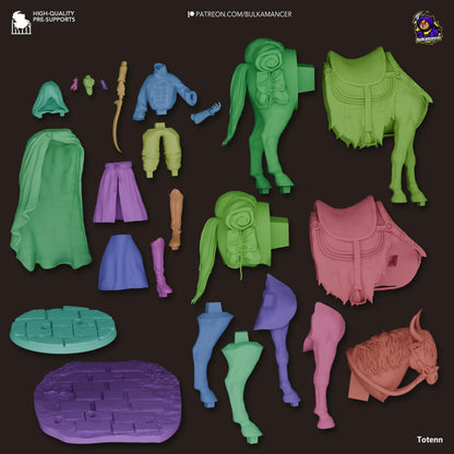 Destined Kindling | Resin Garage Kit Sculpture Anime Video Game Fan Art Statue | Bulkamancer Sculpts