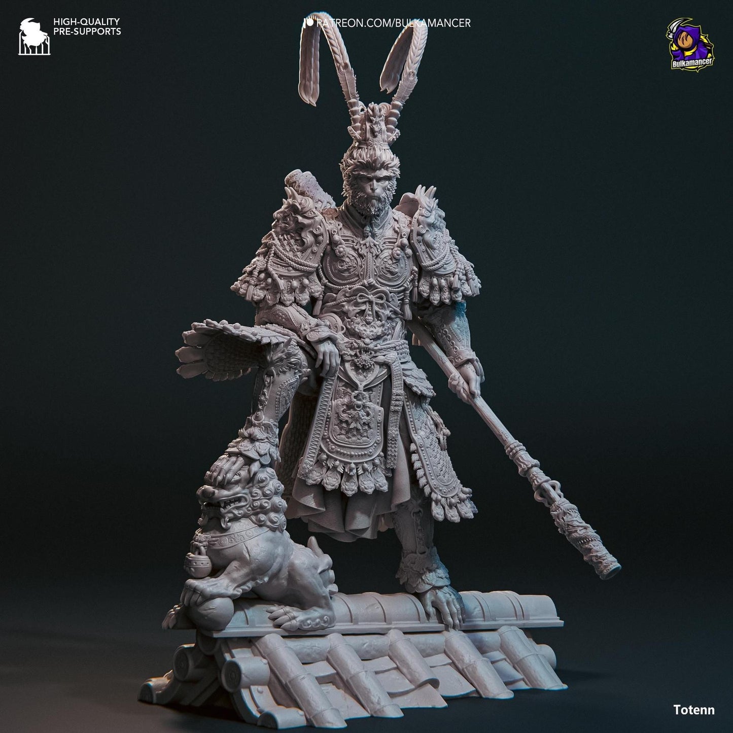 Destined One | Resin Garage Kit Sculpture Anime Video Game Fan Art Statue | Bulkamancer Sculpts