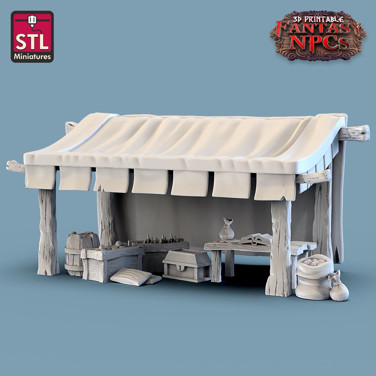 Exotic Pet Vendor NPC Set | Tabletop Scale | D&D TTRPG Miniature | STL Miniatures