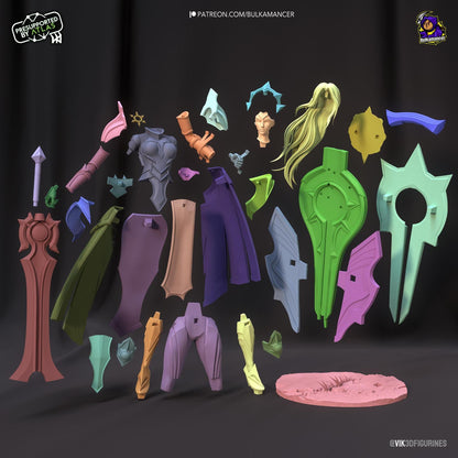 Eclipse Champion | Resin Garage Kit Sculpture Anime Video Game Fan Art Statue | Bulkamancer Sculpts