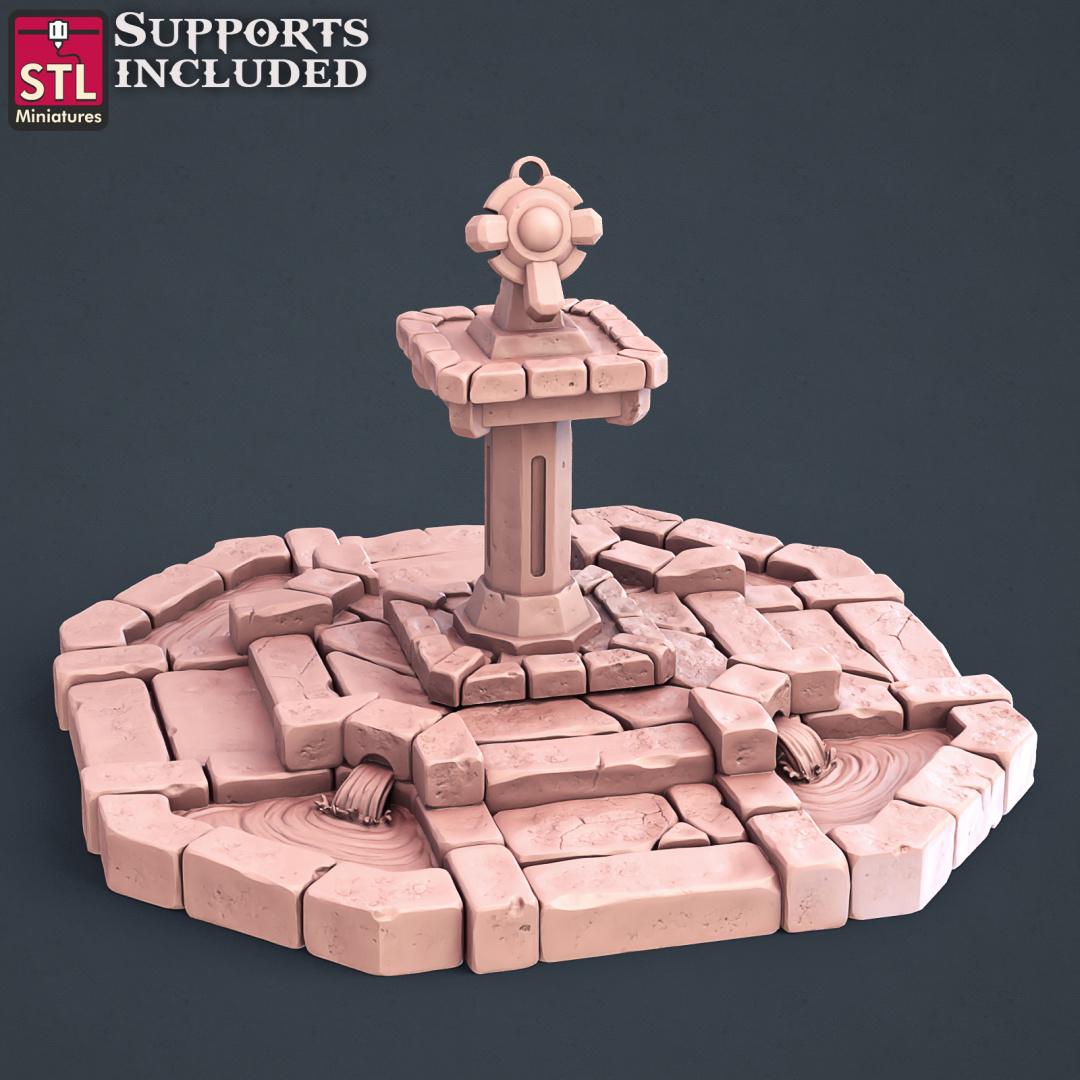 Explorer, Treasure Hunter Camp, NPC Set | Tabletop Scale | D&D TTRPG Miniature | STL Miniatures