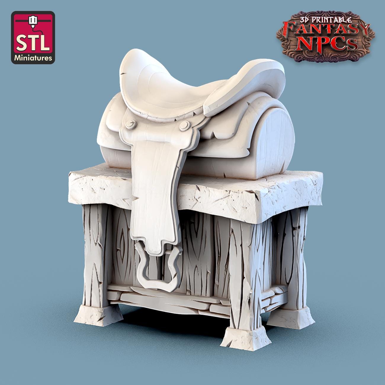 Farmer NPC Set | Tabletop Scale | D&D TTRPG Miniature | STL Miniatures