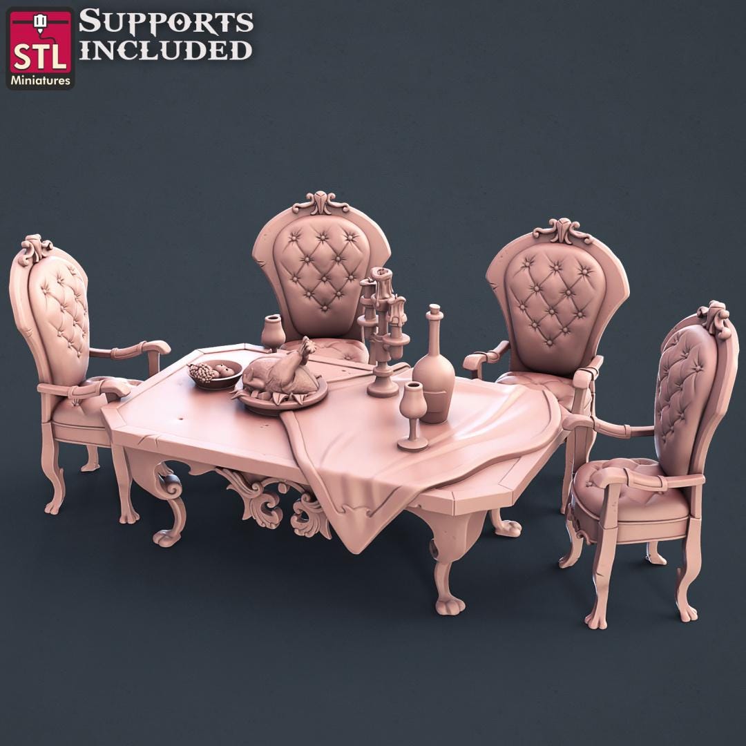 Guild Masters NPC Set | Tabletop Scale | D&D TTRPG Miniature | STL Miniatures