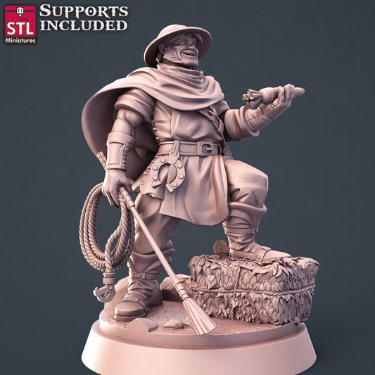 Horse Trainer NPC Set | Tabletop Scale | D&D TTRPG Miniature | STL Miniatures