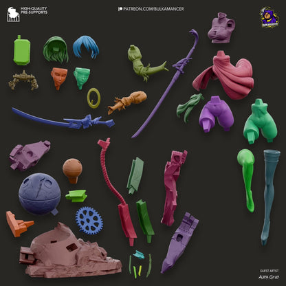 Executioner To Be | Resin Garage Kit Sculpture Anime Video Game Fan Art Statue | Bulkamancer Sculpts