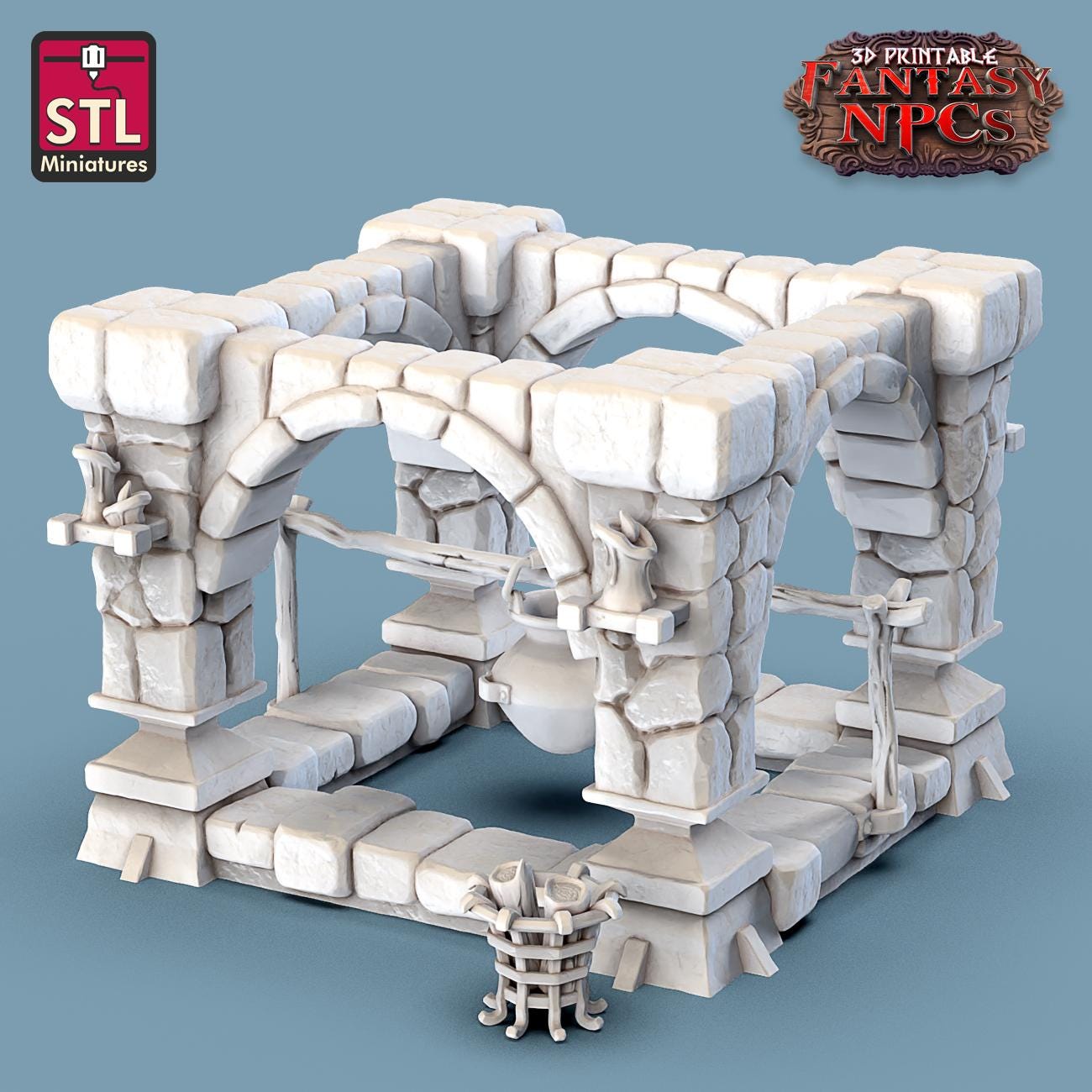Inn and Tavern NPC Set | Tabletop Scale | D&D TTRPG Miniature | STL Miniatures