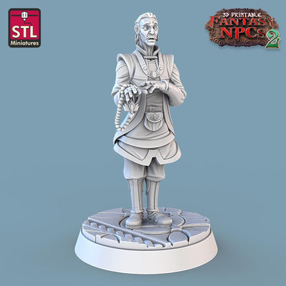 Jewelers NPC Set | Tabletop Scale | D&D TTRPG Miniature | STL Miniatures