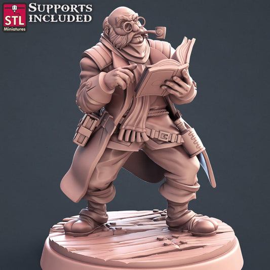 Librarian NPC Set | Tabletop Scale | D&D TTRPG Miniature | STL Miniatures