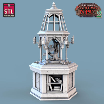 Taxadermist NPC Set | Tabletop Scale | D&D TTRPG Miniature | STL Miniatures