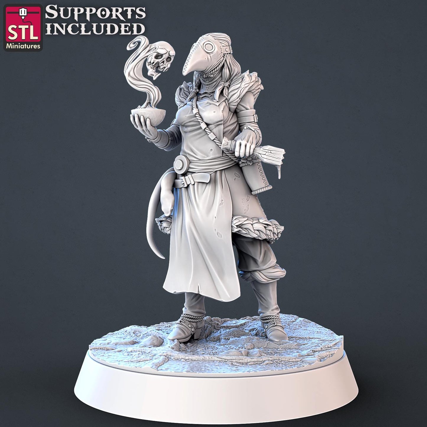 Toxic Vendor Seller NPC Set | Tabletop Scale | D&D TTRPG Miniature | STL Miniatures