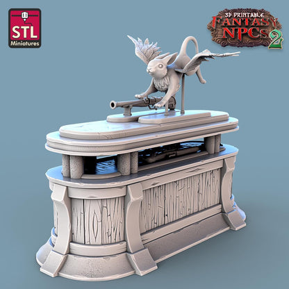 Trophy Hunter NPC Set | Tabletop Scale | D&D TTRPG Miniature | STL Miniatures