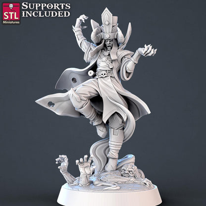 Modular Undead Enemy Monster Set | Tabletop Scale | D&D TTRPG Miniature | STL Miniatures