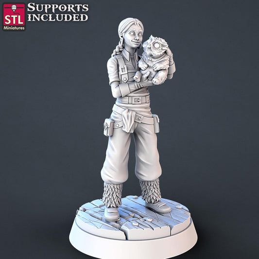 Veterinarian NPC Set | Tabletop Scale | D&D TTRPG Miniature | STL Miniatures
