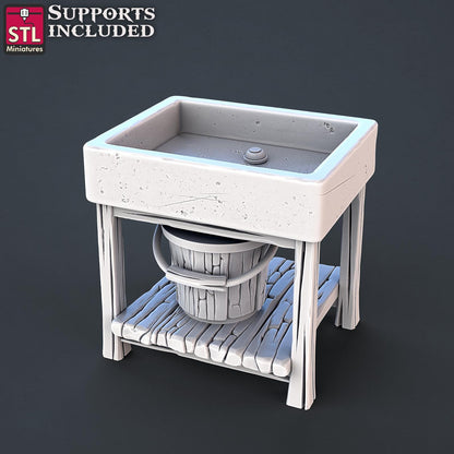 Veterinarian NPC Set | Tabletop Scale | D&D TTRPG Miniature | STL Miniatures