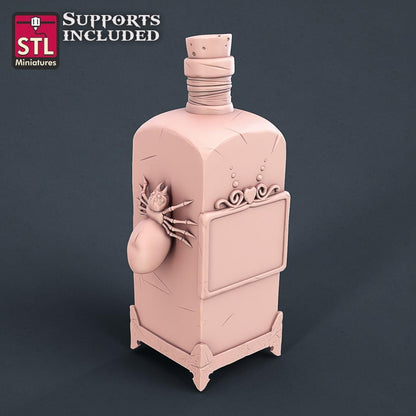 Witch NPC Set | Tabletop Scale | D&D TTRPG Miniature | STL Miniatures