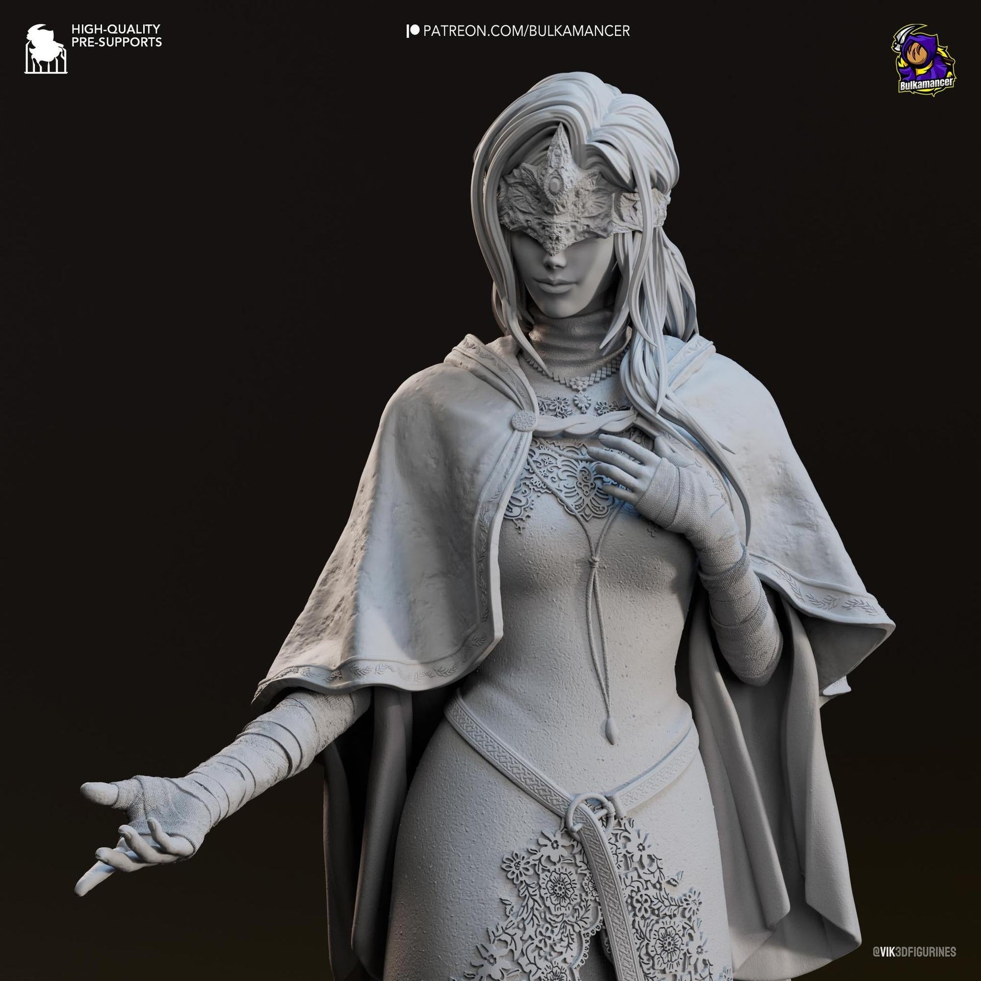 Eyeless Caretaker | Resin Garage Kit Sculpture Anime Video Game Fan Art Statue | Bulkamancer Sculpts