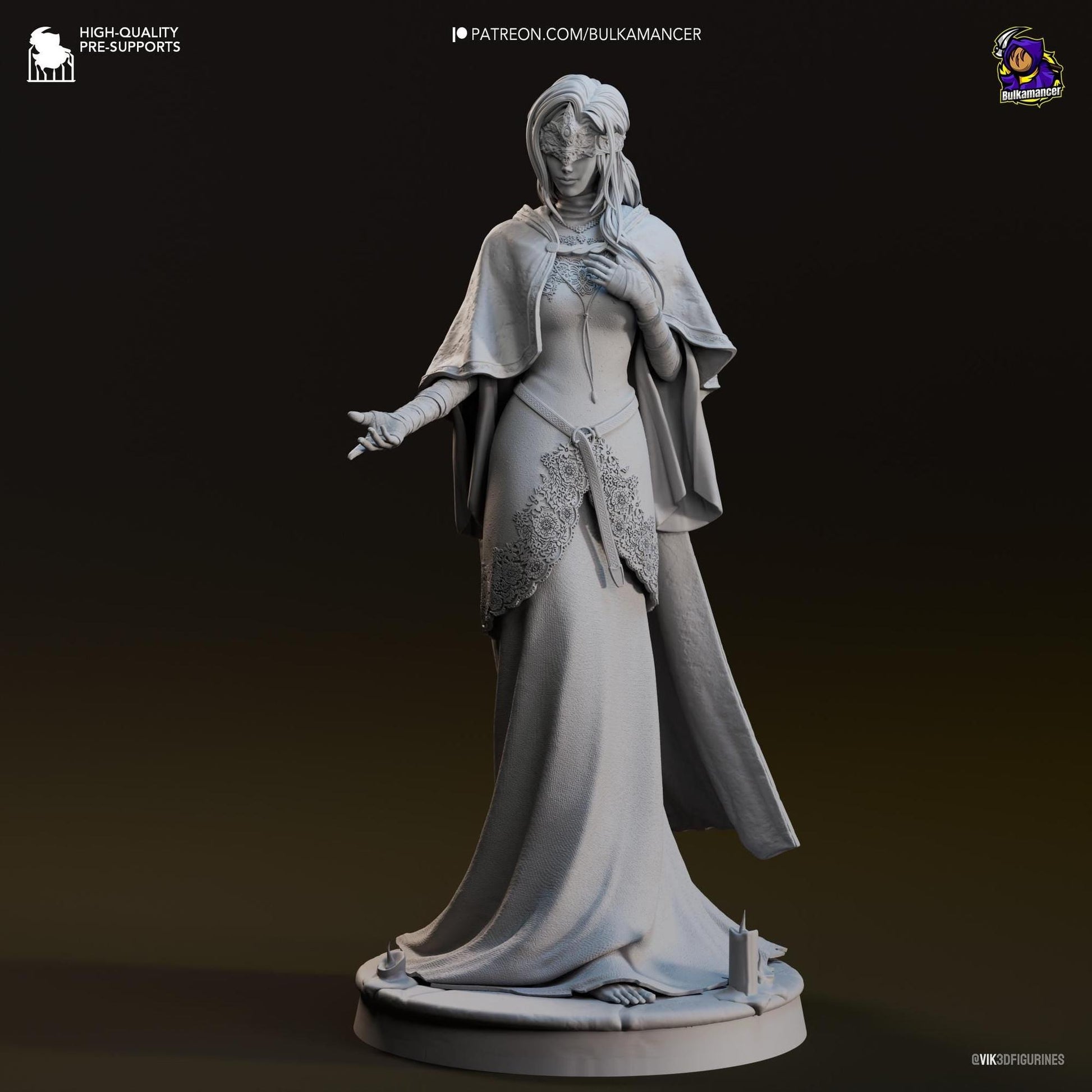 Eyeless Caretaker | Resin Garage Kit Sculpture Anime Video Game Fan Art Statue | Bulkamancer Sculpts