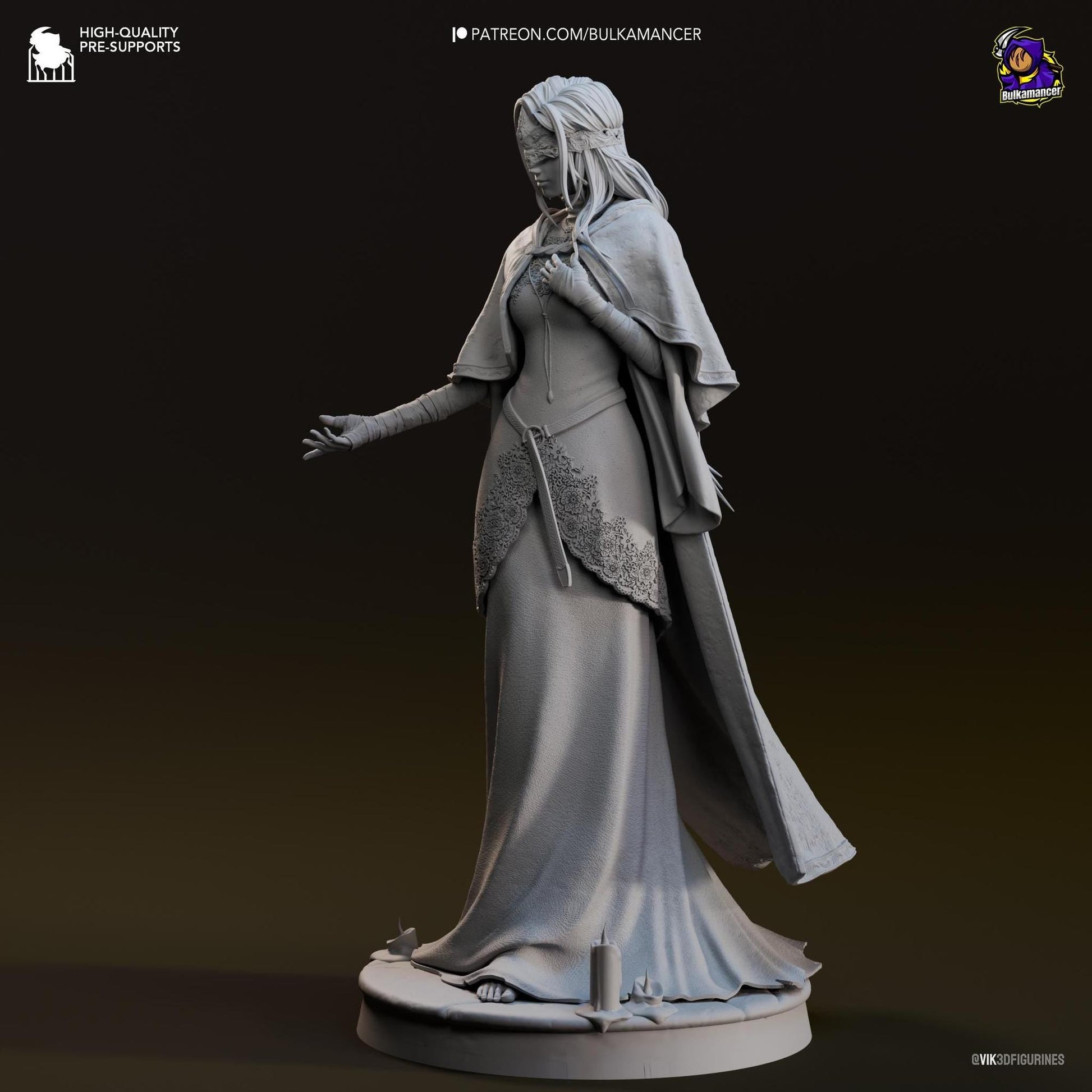 Eyeless Caretaker | Resin Garage Kit Sculpture Anime Video Game Fan Art Statue | Bulkamancer Sculpts